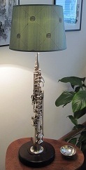 Natural Trumpet Lamp by Michael Parkinson